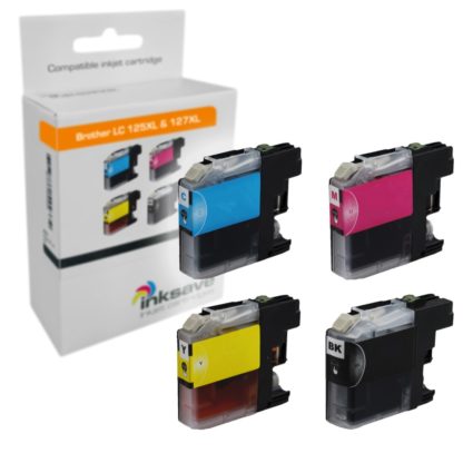 Inksave Brother LC 125 & LC 127 Multipack