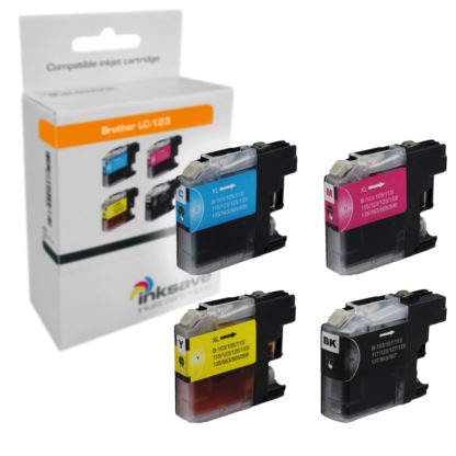 Inksave Brother LC 123 Multipack