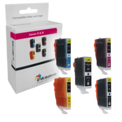 Inksave Canon PGI 5 & CLI 8 - BCI 3/6 Multipack