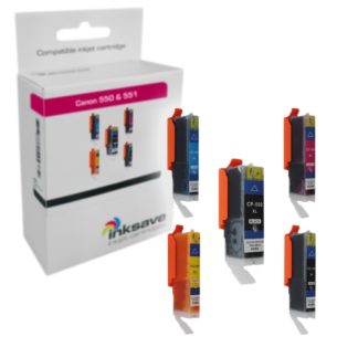 Inksave Canon PGI 550 & CLI 551 XL Multipack