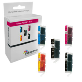 Inksave Canon PGI 580 & CLI 581 XL Multipack