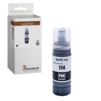Inksave vervanging voor Epson 114/115 PBK