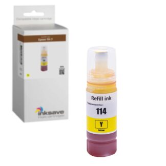 Inksave vervanging voor Epson 114/115 Y