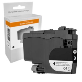 Inksave vervanging voor Brother LC 424 BK